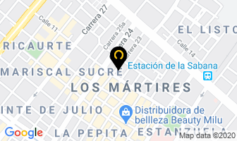 Mapa de Industrias Zarofil Sas. en Bogotá D.C