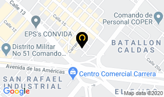 Mapa de Indusvit Ltda. en Bogotá D.C