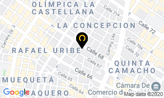 Mapa de Indutinas en Bogotá D.C