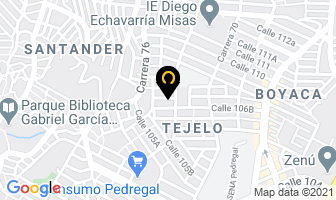 Mapa de Inertemp en Medellín