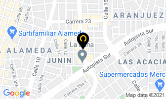 Mapa de Infantiles Laríos en Cali