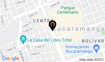 Mapa de Infantiles Nuestro Bebé en Bucaramanga