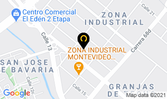 Mapa de Inferex Ltda. en Bogotá D.C