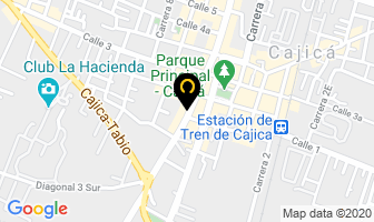 Mapa de Informativo Comercial en Cajicá