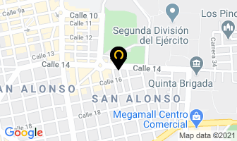 Mapa de Informativo Judicial en Bucaramanga