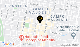 Mapa de Infosiss S.a en Medellín