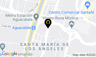 Mapa de Infotrack S.a. en Medellín