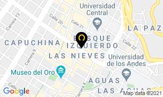 Mapa de Infovox en Bogotá D.C