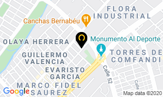 Mapa de Ingametálicas De Occidente en Cali