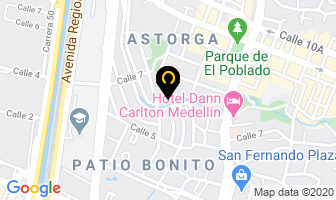 Mapa de Ingeconcreto Ltda en Medellín