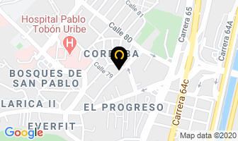 Mapa de Ingecopias en Medellín