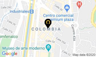 Mapa de Ingelaser S.a.s. en Medellín