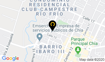Mapa de Ingelectricos De Chia Ltda en Chía