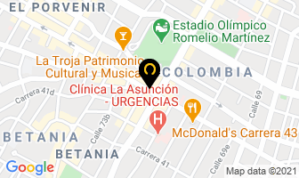 Mapa de Ingemax en Barranquilla