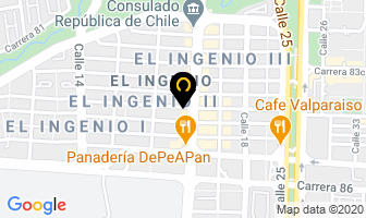 Mapa de Ingeniería De Consulta Ltda. en Cali