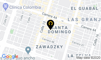 Mapa de Ingenieros Ams. E.u. en Cali