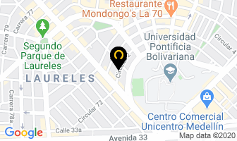 Mapa de Ingéniesis en Medellín