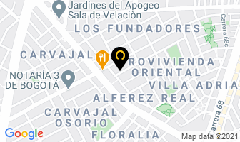 Mapa de Ingeometales B.c. en Bogotá D.C