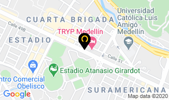 Mapa de Ingeredes S.a en Medellín