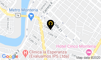 Mapa de Inghelpmedic S.a.s en Montería
