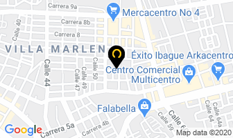 Mapa de Ingles Babies School en Ibagué