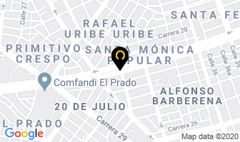 Mapa de Ingnova Soluciones Integrales en Cali