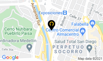 Mapa de Ingreso Cybernetico en Medellín