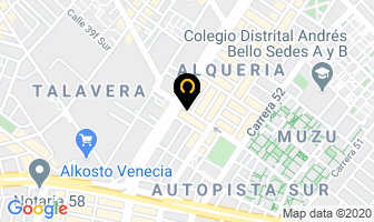 Mapa de Inkjetcol Cia. Ltda. en Bogotá D.C
