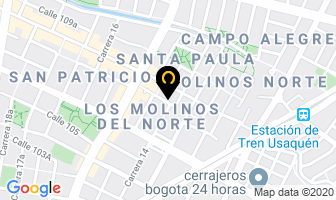 Mapa de Inlaser en Bogotá D.C
