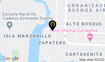 Mapa de Inlaserv Ltda. en Cartagena