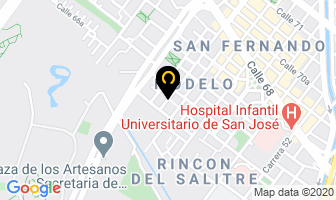 Mapa de Inmade Ltda. en Bogotá D.C