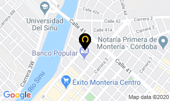 Mapa de Inmadec en Montería