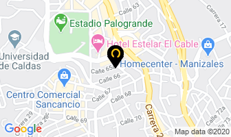 Mapa de Inmedent Ltda. en Manizales