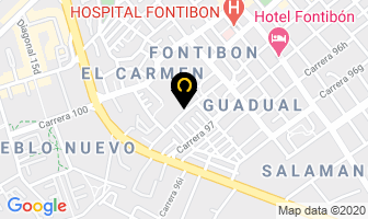 Mapa de Inmetaltec Ltda. en Bogotá D.C