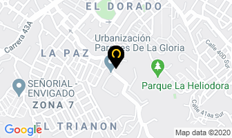 Mapa de Inmicral en Medellín