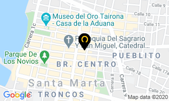 Mapa de Inmobiliaria 2000 Ltda en Santa Marta