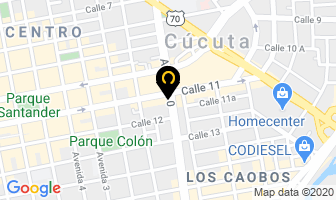 Mapa de Inmobiliaria Arrendiventas en Cúcuta