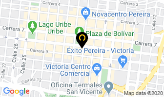 Mapa de Inmobiliaria Banco Raíz en Pereira