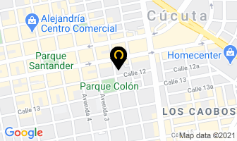 Mapa de Inmobiliaria Confiar E.u en Cúcuta