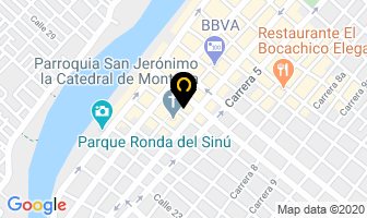 Mapa de Inmobiliaria De La Costa Ltda. en Montería