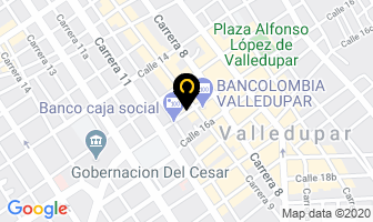 Mapa de Inmobiliaria Finaser Ltda. en Valledupar