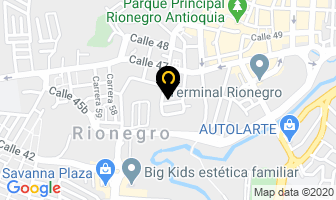 Mapa de Inmobiliaria Global Serv en Rionegro