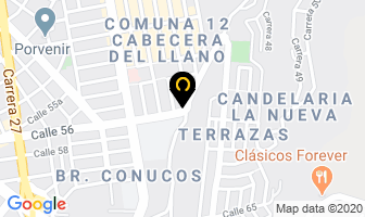 Mapa de Inmobiliaria Internacional en Bucaramanga
