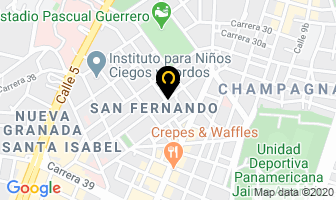 Mapa de Inmobiliaria J.g. Valencia en Cali