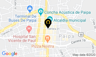 Mapa de Inmobiliaria J.j. Rojas en Paipa