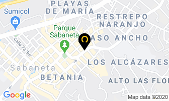 Mapa de Inmobiliaria La Heredad en Sabaneta