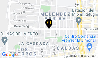 Mapa de Inmobiliaria Las Orquideas en Cali