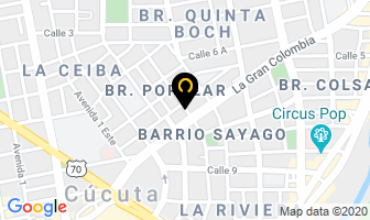 Mapa de Inmobiliaria Popular en Cúcuta