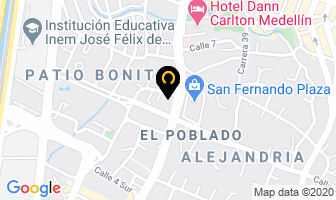 Mapa de Inmobiliaria Proactiva S.a. en Medellín