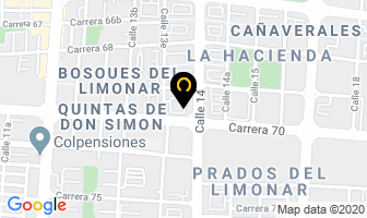 Mapa de Inmobiliaria San Silvestre en Cali